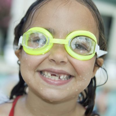 Girl Wearing Swimming Goggles - Campbell Cunningham LASIK Laser Center ...